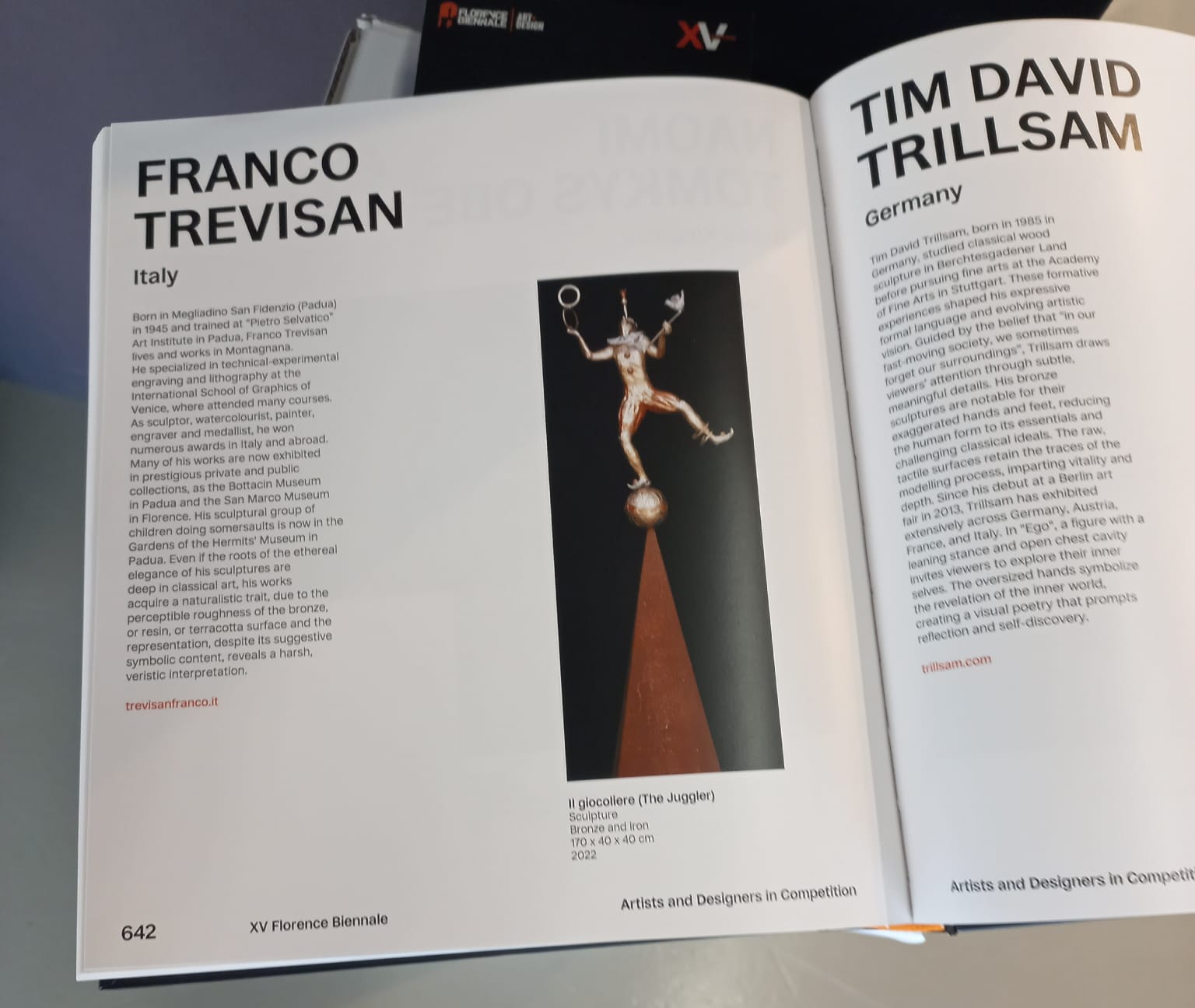 Catalogo mostra Biennale di Firenze