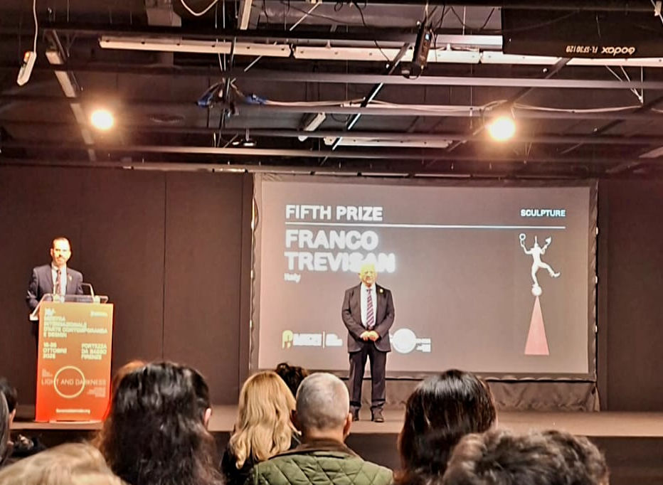 Franco Trevisan premiato alla Biennale di Firenze 2025