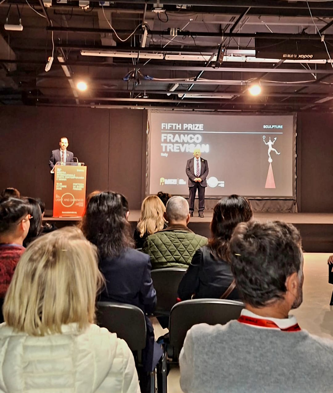 Franco Trevisan premiato alla Biennale di Firenze 2025