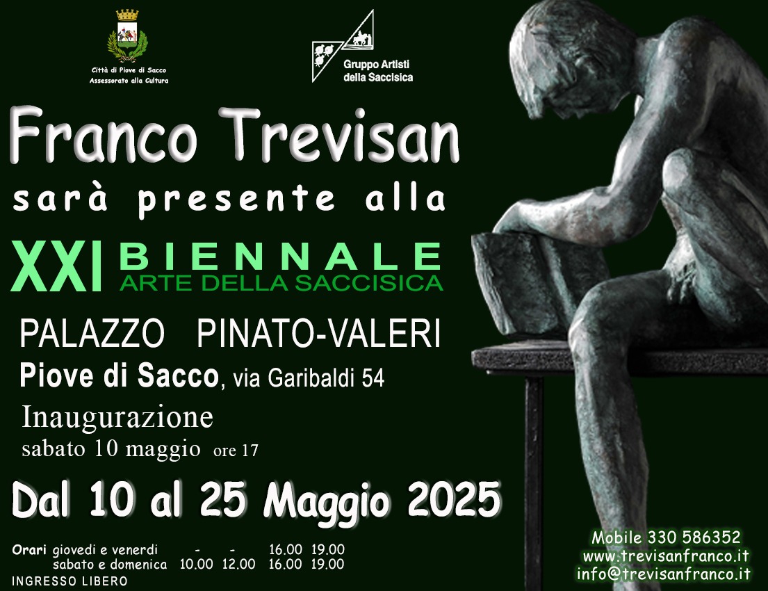 26 Biennale Arte Saccisica dal 10 al 25 maggio 2025