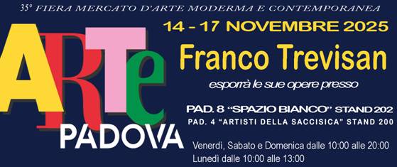 Arte Padova dal 14 al 17 novembre 2025